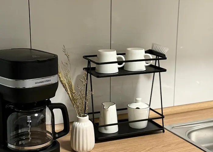 公寓 Monteurwohnung Mit Balkon Und Parkplatz 吕嫩